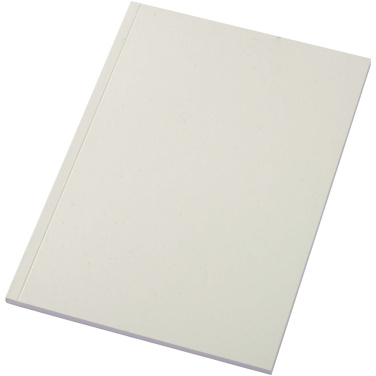 Logo trade promotional giveaways image of: Novella Austen A5 recycled soft cover notebook - 50 sheets