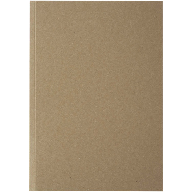 Logo trade advertising product photo of: Novella Austen A5 recycled soft cover kraft notebook - 100 sheets