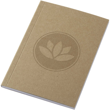 Logo trade advertising products image of: Novella Austen A6 recycled soft cover kraft notebook - 50 sheets