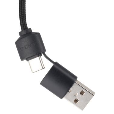 Logo trade promotional merchandise picture of: Cable 4in1 with illuminated logo - LH-ZM02