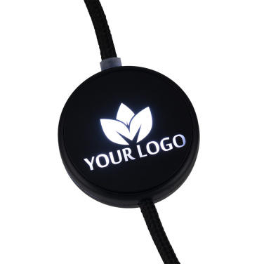 Logo trade promotional items picture of: Cable 4in1 with illuminated logo - LH-ZM02