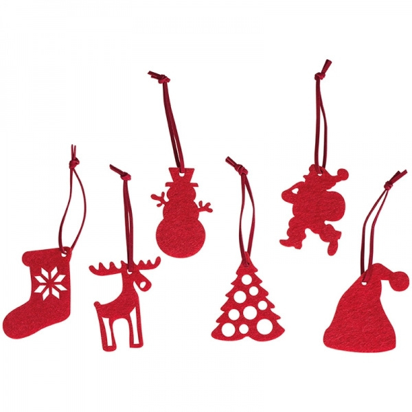 Logotrade business gift image of: 6-piece Christmas tree decorations FERGUS