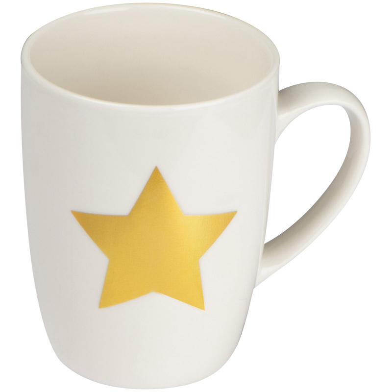 Logotrade promotional item picture of: Mug with star print 300 ml