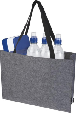 Logo trade advertising products picture of: Felta GRS recycled felt gusset tote bag 20L