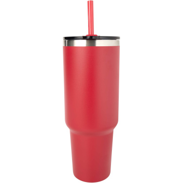 Logo trade promotional items image of: Sydney 1200 ml copper vacuum insulated tumbler with straw
