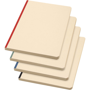 Logo trade corporate gifts picture of: Liliana A5 sugarcane and RPET soft cover notebook