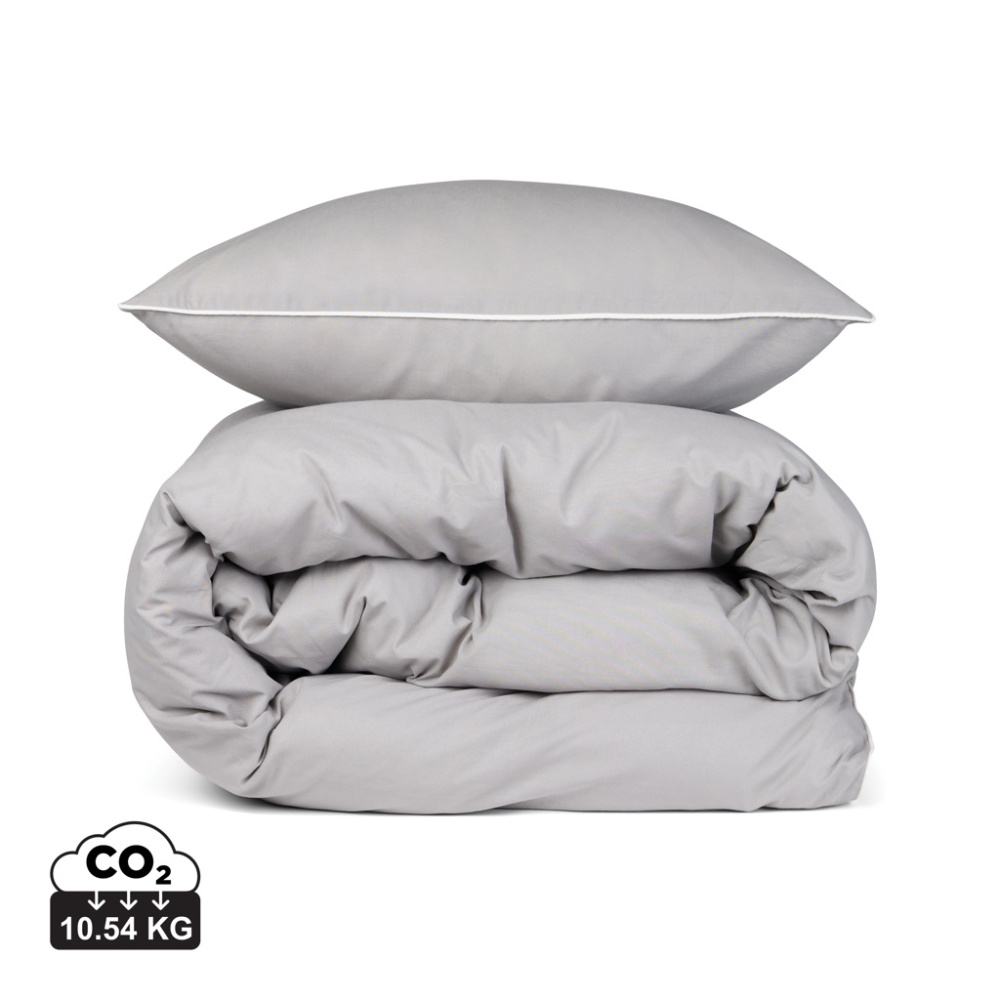 Logo trade business gifts image of: VINGA Marston OCS organic cotton bed linen, 4 pcs set