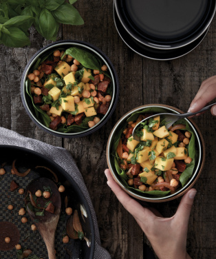 Logo trade promotional gifts image of: Black+Blum Glass Lunch Bowl 750ml