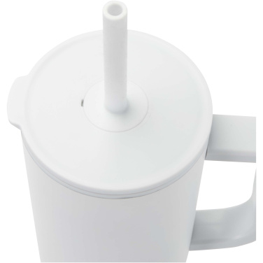 Logo trade corporate gifts picture of: Brady 900 ml RCS certified insulated tumbler with silicone straw