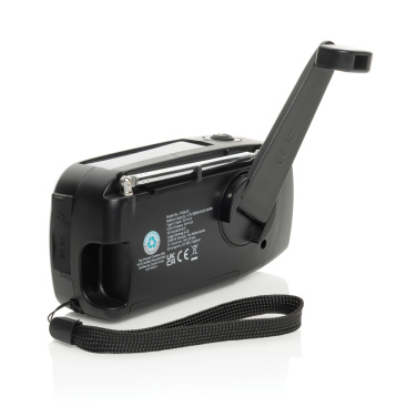 Logotrade promotional gifts photo of: RescueWave RCS recycled plastic emergency radio