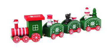 Logo trade promotional merchandise photo of: Wooden Christmas train