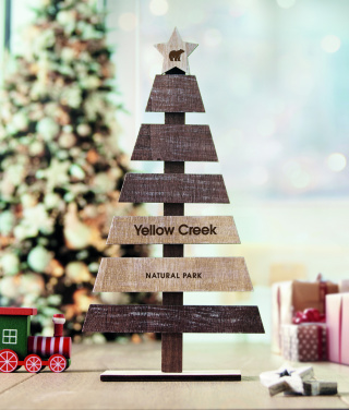 Logo trade promotional items picture of: Wooden Christmas tree