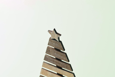 Logo trade promotional items image of: Wooden Christmas tree