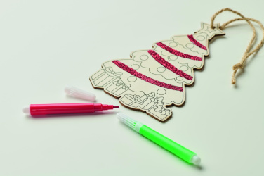 Logo trade corporate gift photo of: Christmas tree ornament