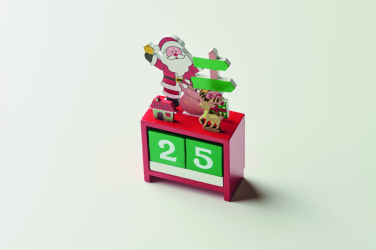 Logo trade corporate gifts image of: Christmas countdown calendar