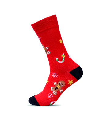 Logotrade promotional product image of: Pair of Christmas socks M