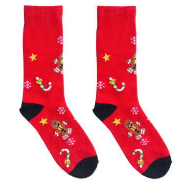 Logotrade business gift image of: Pair of Christmas socks L