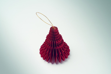 Logotrade business gift image of: Christmas paper tree hanger