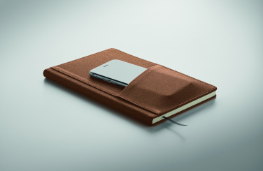 Logotrade corporate gift image of: A5 notebook PU front pocket