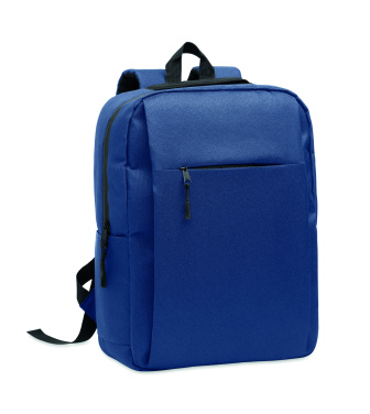 Logo trade promotional items picture of: Slim 15 inch laptop backpack made of 600D RPET polyester with a 210D lining and customizable printing