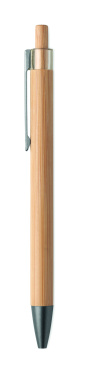 Logotrade promotional giveaway image of: Push button bamboo pen