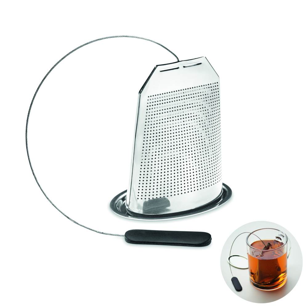 Logo trade business gifts image of: Tea infuser in stainless steel