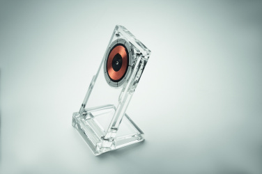 Logotrade corporate gift image of: Acrylic wireless charger 15W