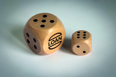 Logotrade corporate gifts photo of: Schima wooden dice 3cm dia