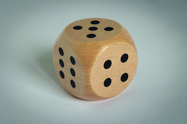 Logotrade advertising products photo of: Schima wooden dice 5cm dia
