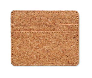 Logo trade promotional merchandise picture of: Cork cardholder with RFID