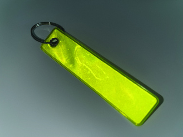 Logo trade promotional products image of: Reflective key ring in PVC