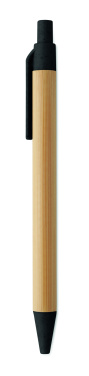 Logotrade advertising product image of: Push button ball pen in bamboo