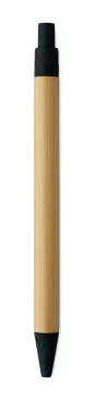 Logotrade promotional product image of: Push button ball pen in bamboo