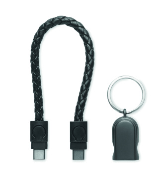 Logotrade promotional item image of: Key ring loop cable type-C