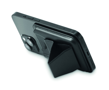 Logo trade promotional giveaways picture of: Magnetic PU cardholder