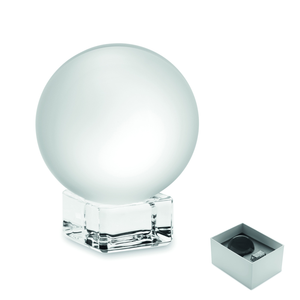 Logo trade promotional gift photo of: Glass round award