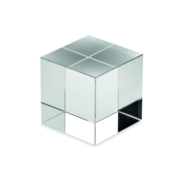 Logo trade promotional item photo of: Glass cube award