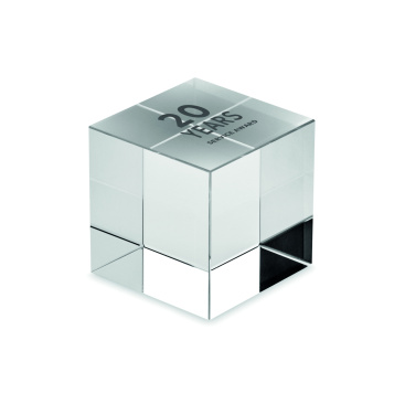 Logotrade promotional gift picture of: Glass cube award