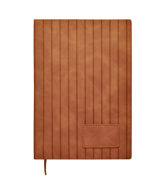 Logotrade promotional giveaway image of: A5 notebook in smokey PU