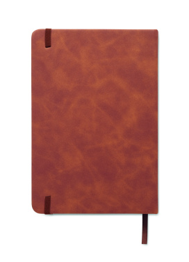 Logo trade corporate gift photo of: A5 smokey PU notebook