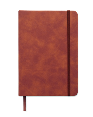 Logo trade promotional merchandise image of: A5 smokey PU notebook