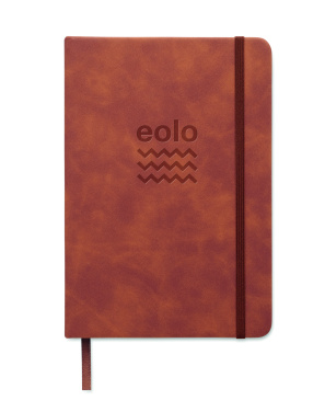 Logo trade promotional merchandise image of: A5 smokey PU notebook