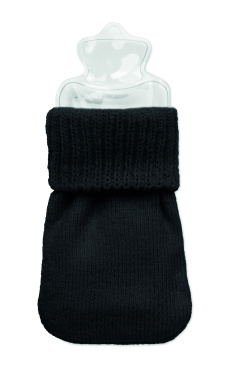 Logo trade promotional giveaways image of: Hand warmer knitted polyester