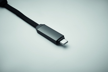 Logo trade business gifts image of: 60W charging cable keyring