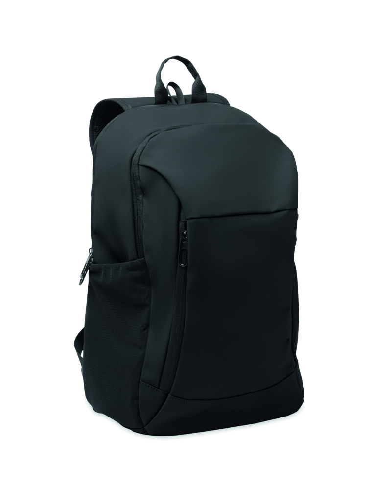 Logo trade corporate gift photo of: 15" soft PU laptop backpack