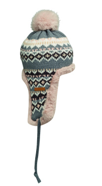 Logo trade promotional giveaway photo of: Knitted beanie with ear flap