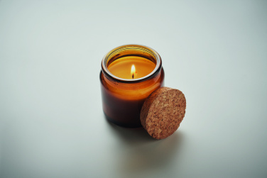 Logo trade promotional giveaway photo of: Plant based wax candle 70 gr