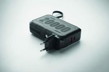 Logo trade corporate gifts image of: Power bank 20000 mAh in ABS