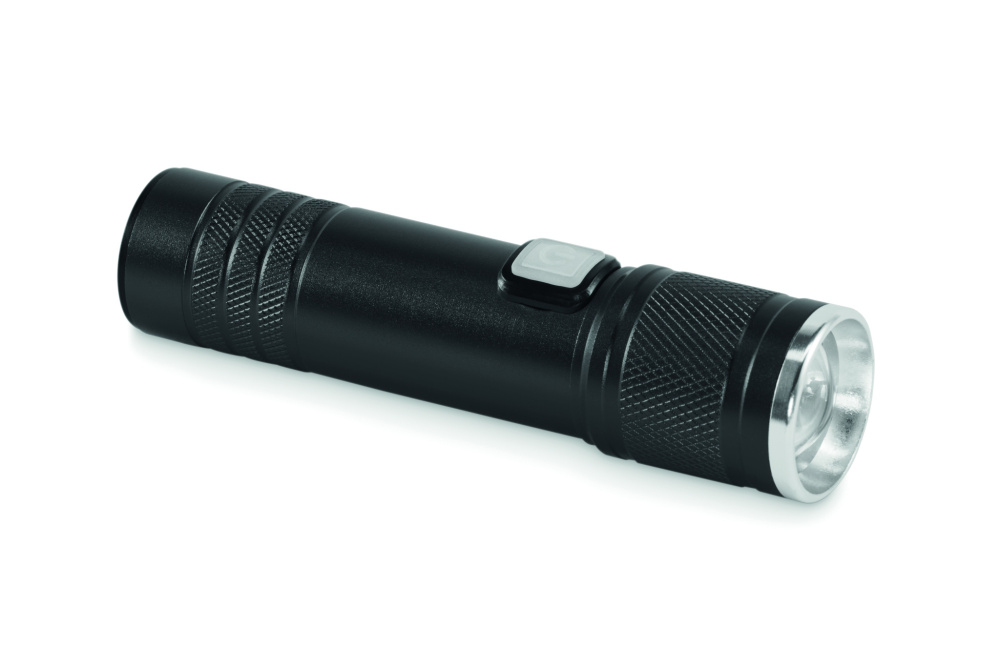 Logo trade corporate gifts image of: Rechargeable COB light torch
