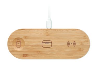 Logotrade promotional gift image of: 3 in 1 15W wireless charger